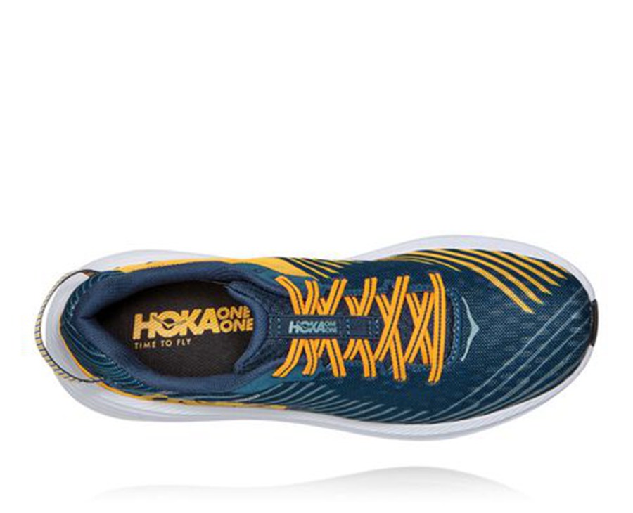 Running Shoes Mens - Hoka One One Rincon - Navy/White - GFHOEDK-97